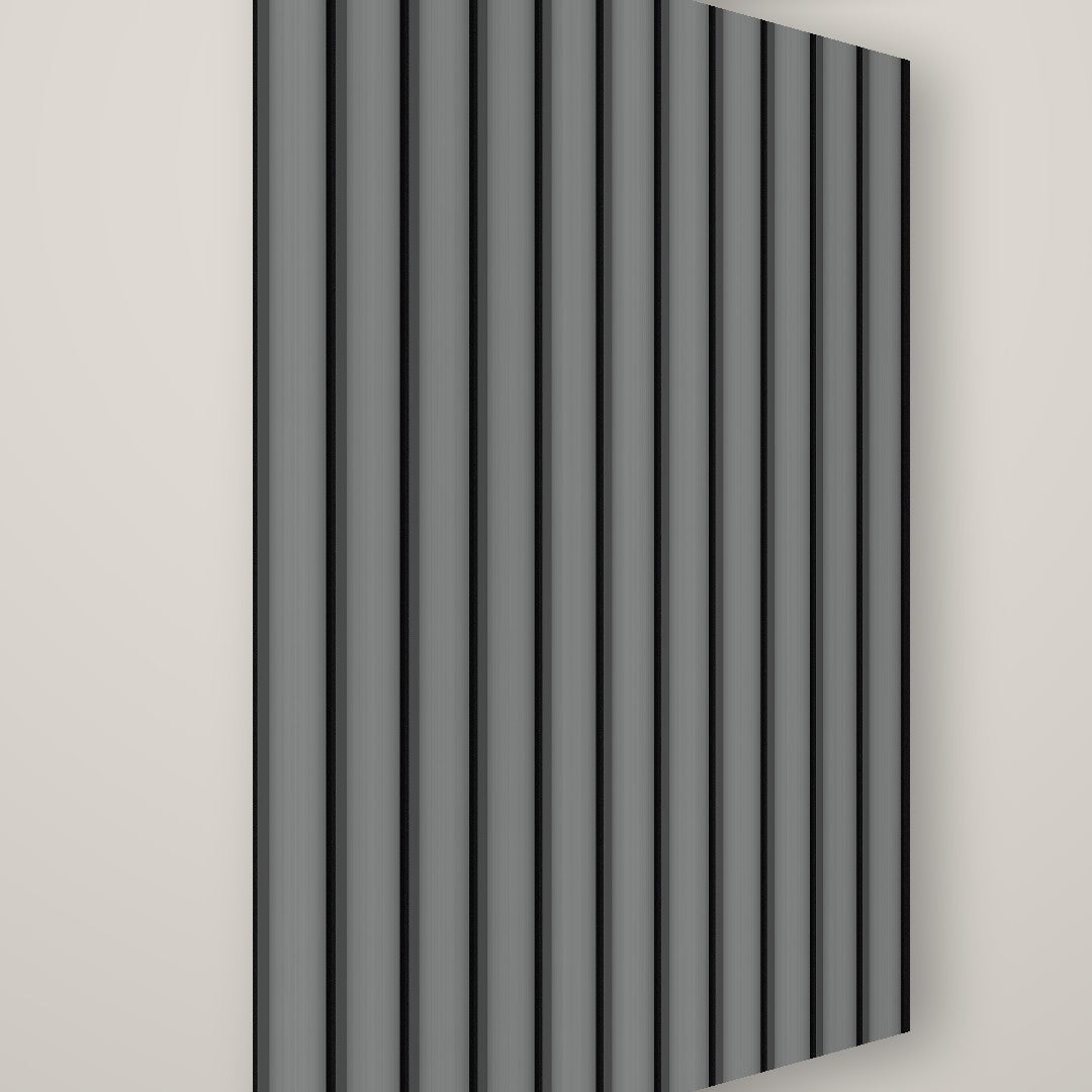Mesa Ribbed Wall Panel – Gray