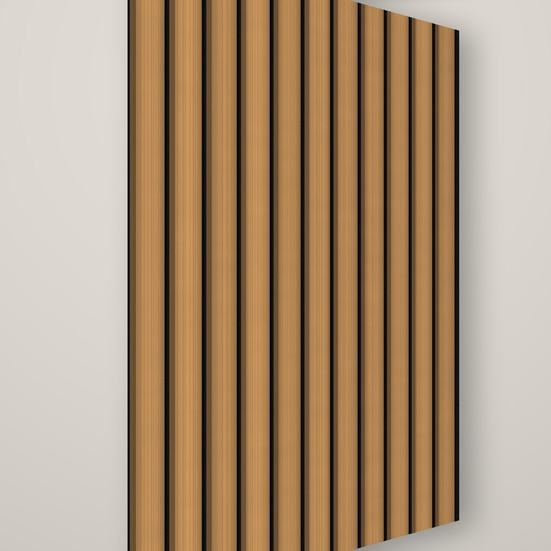 Mesa Ribbed Wall Panel – Oak